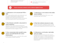 infografica decalogo truffe luce e gas SosTariffe.it