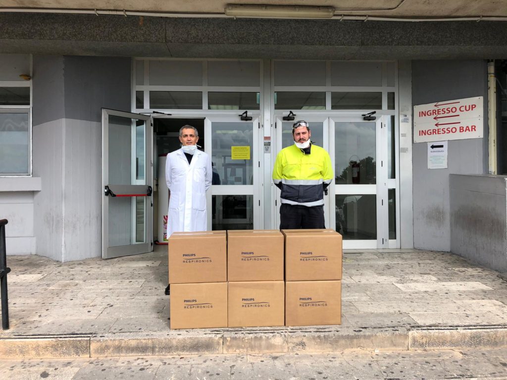 Donazione ventilatori Cisa 2