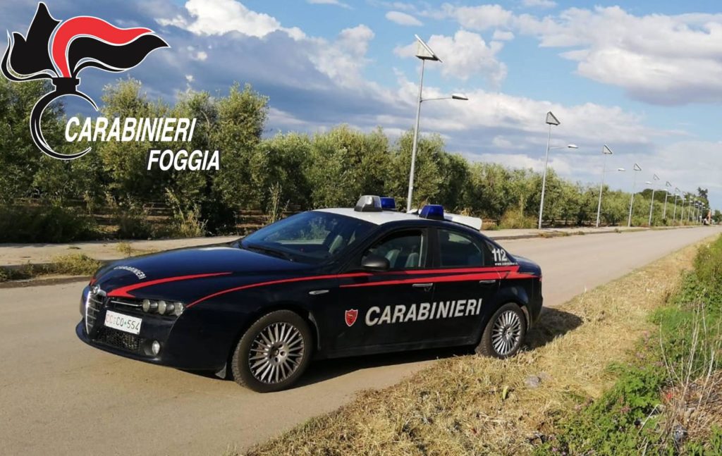 Carabinieri Cerignola autoradio