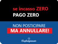 EMERGENZA SANITARIA SE INCASSO ZERO