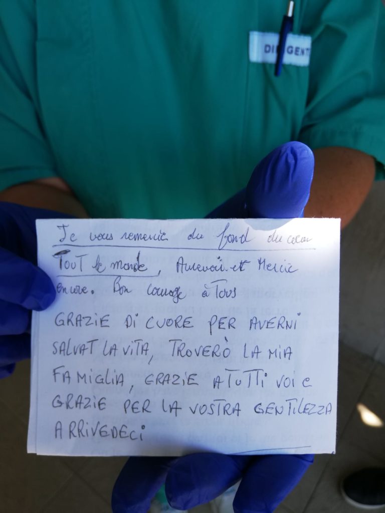 biglietto ai medici