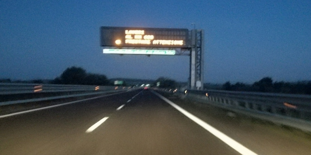 Autostrada: chiusure notturne in Puglia da stasera