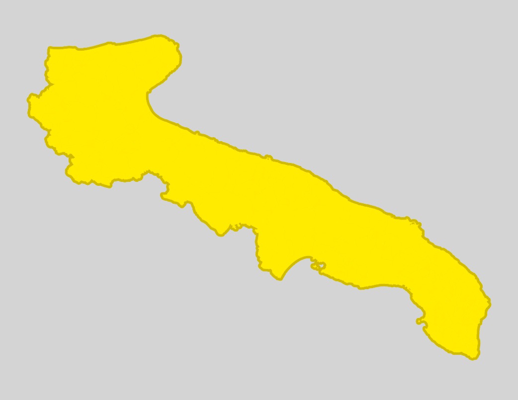 Puglia zona gialla Da oggi