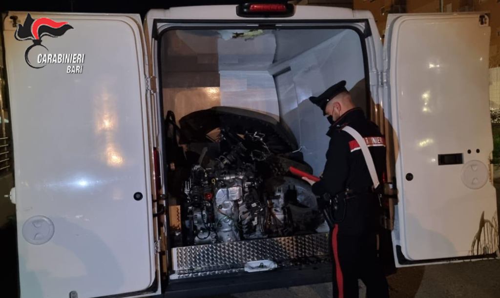 furti di auto barese