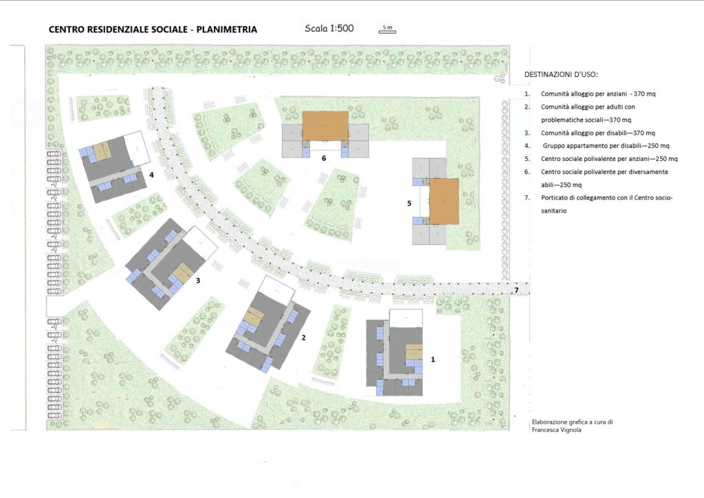 LIncontro Centro Residenziale Sociale piantina