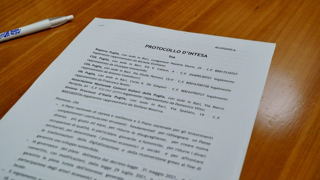 firma protocollo Pnrr 2