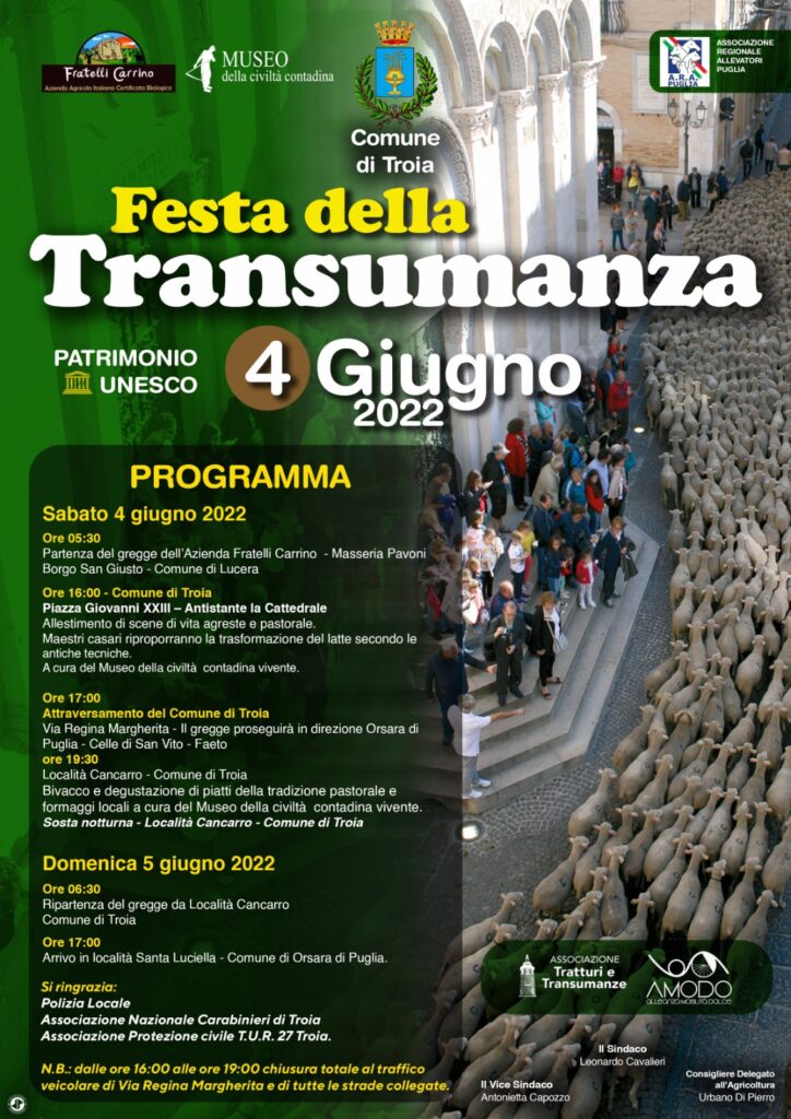 locandina Transumanza giugno 2022