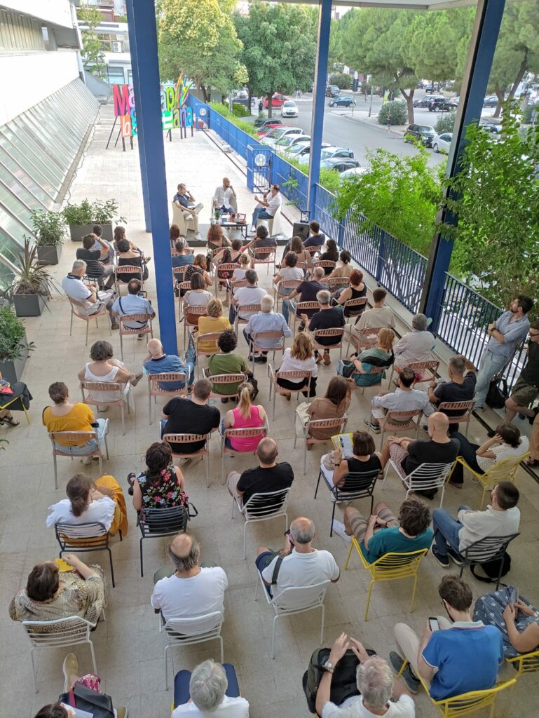 Terrazza della Biblioteca durante Fuori gli Autori