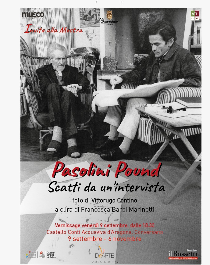 Invito vernissage mostra su pasolini