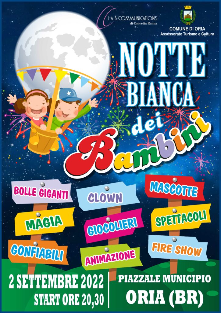 LA NOTTE BIANCA DEI BAMBINI SETTEMBRE 2022 ORIA scaled