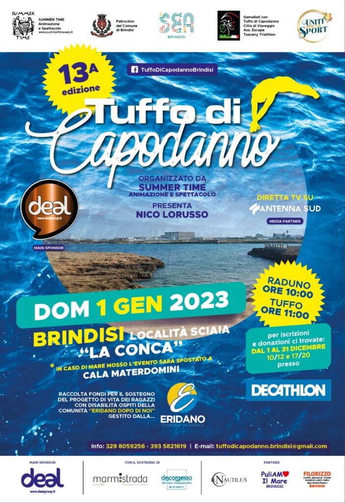 Locandina Tuffo di Capodanno 2023 XIII Edizione