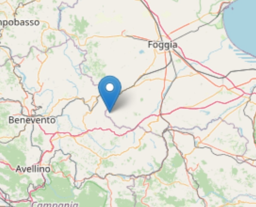 Terremoto: lieve scossa in nottata nel foggiano al confine con la Campania Magnitudo 2,4 registrata alle 3,06