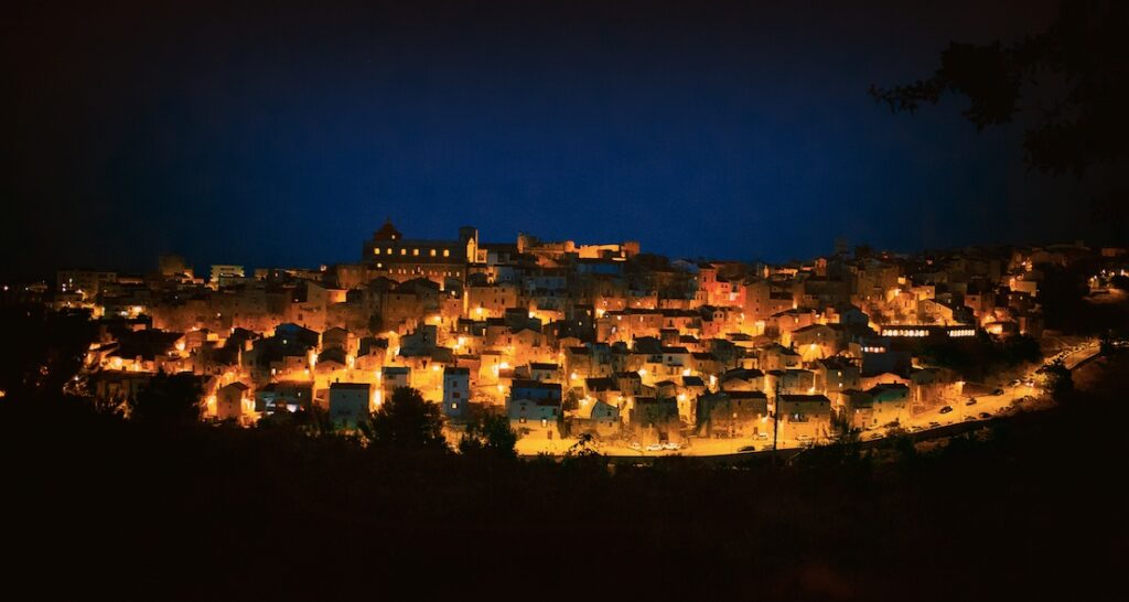 Vico del Gargano panoranight