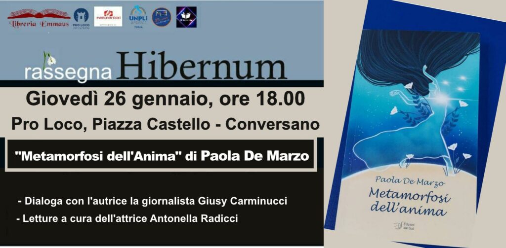 locandina Paolo De Marzo evento a Conversano