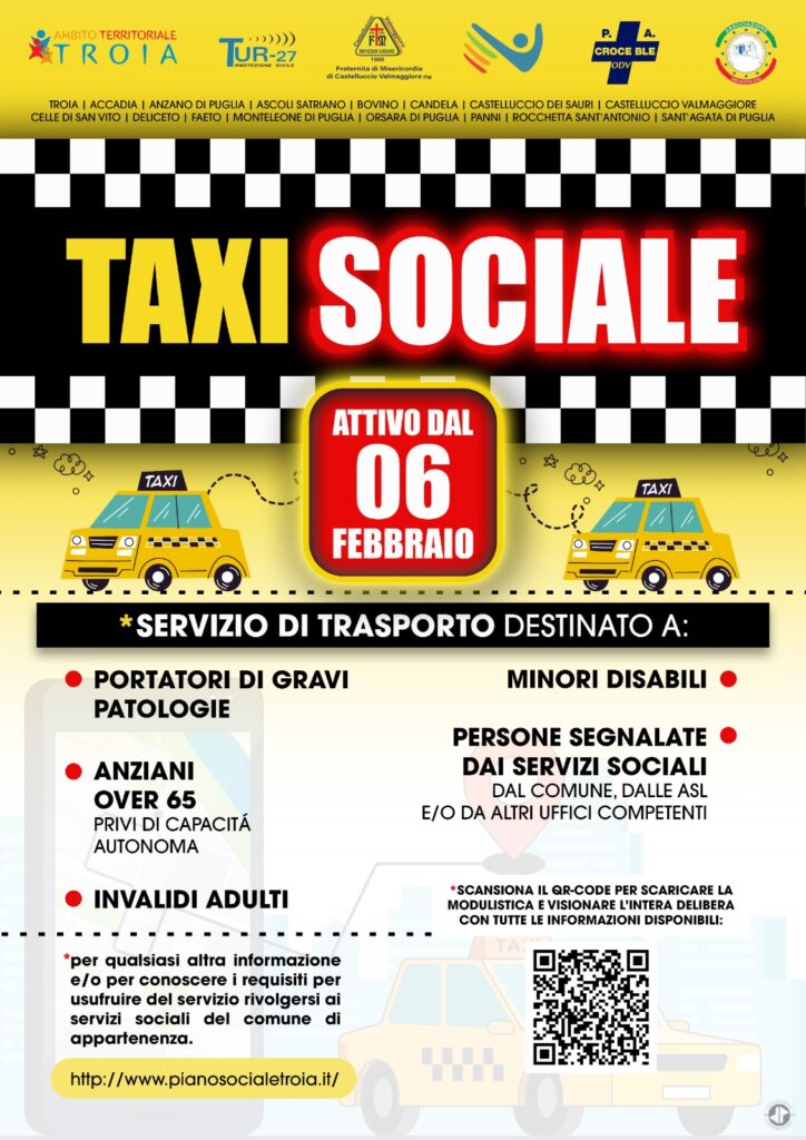 locandina taxi sociale