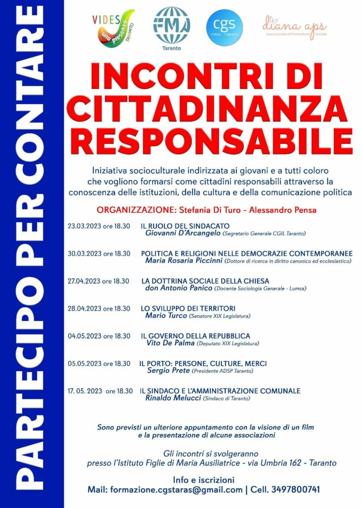 Incontri di Cittadinanza Responsabile