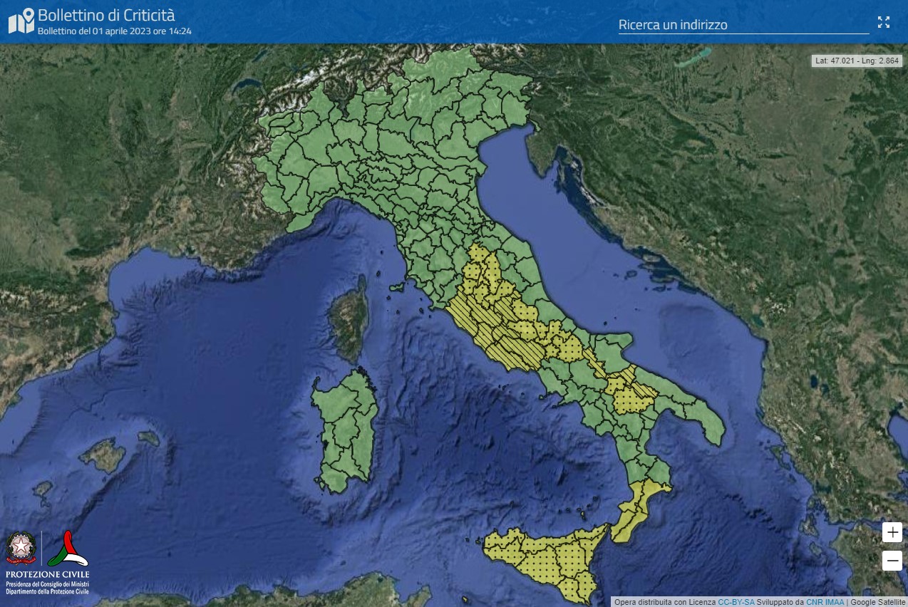 Puglia, maltempo: allerta temporali, codice giallo per la zona occidentale della regione Protezione civile, previsioni meteo