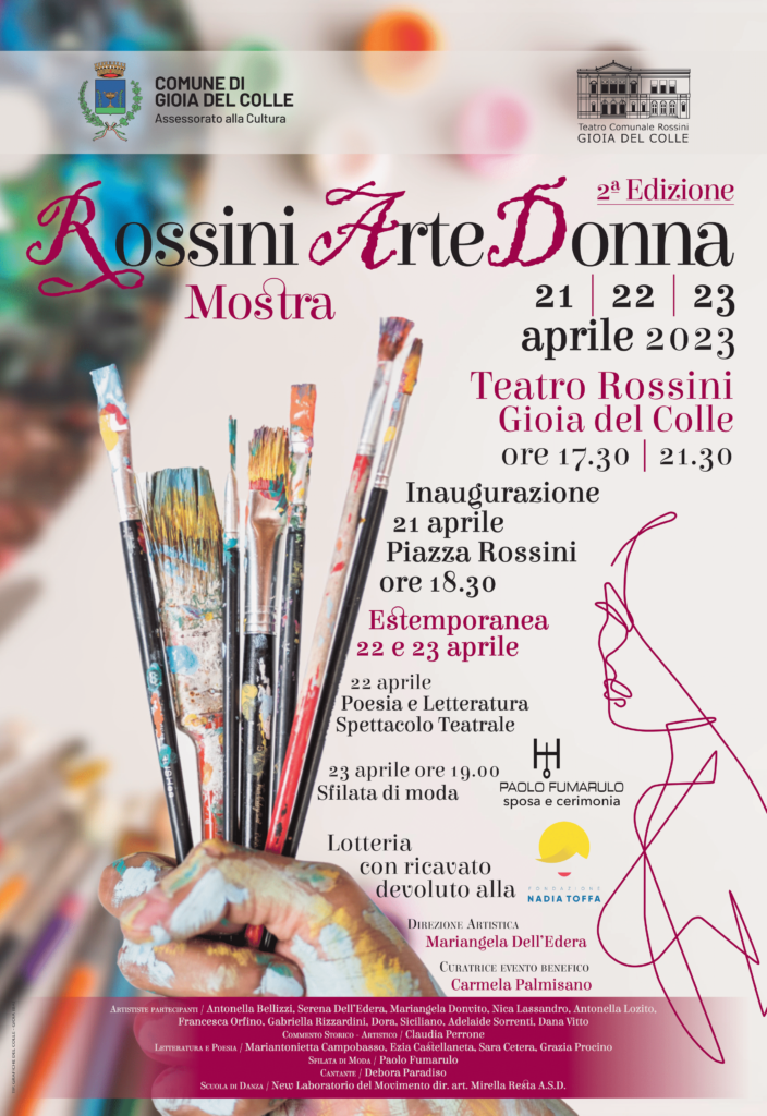 Locandina Rossini Arte Donna 2023
