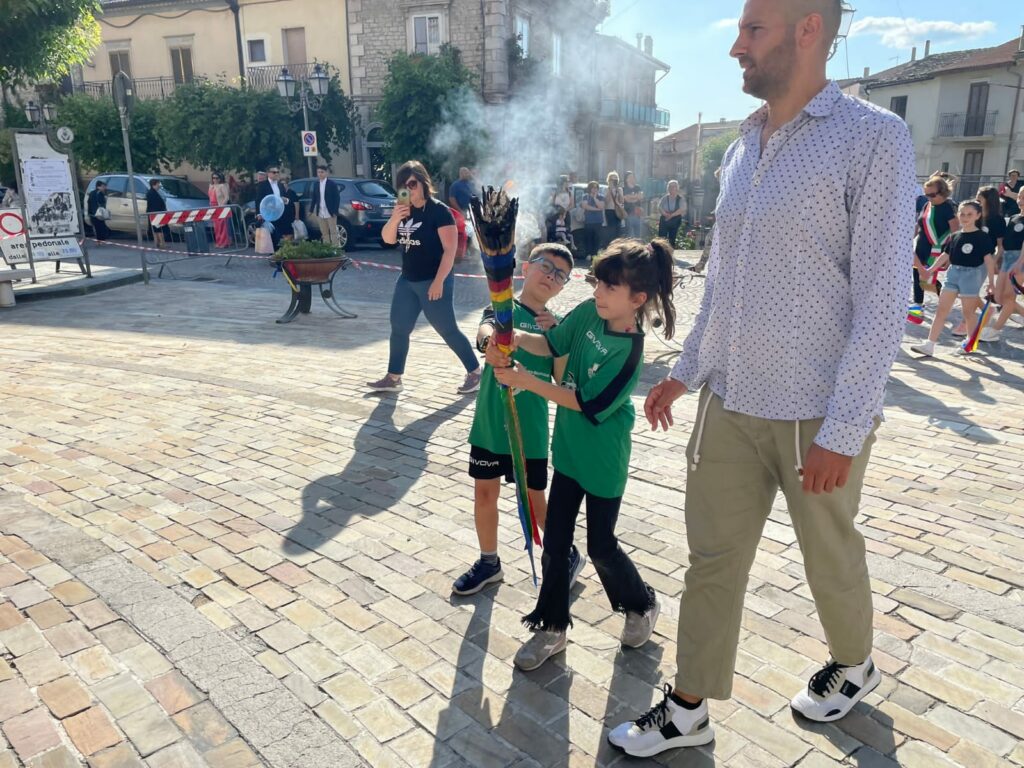 olimpiadi la torcia fumante