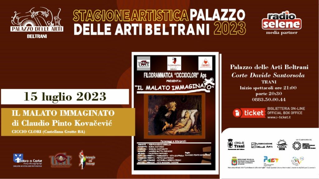 Loc. oriz. Teatro a Corte Il Malato immaginato 15 luglio 2023