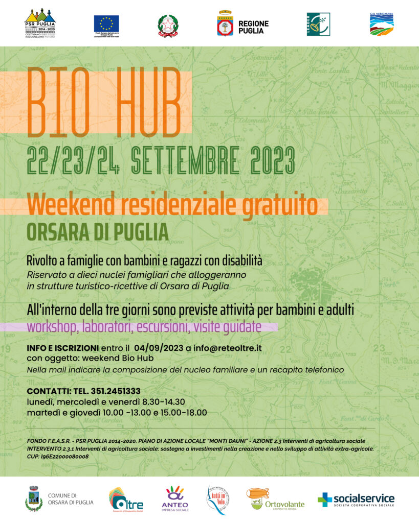 BIO HUB FB weekend residenziale gratuito v2