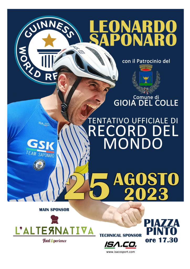 TENTATIVO DI RECORD SAPONARO 25.08.2023
