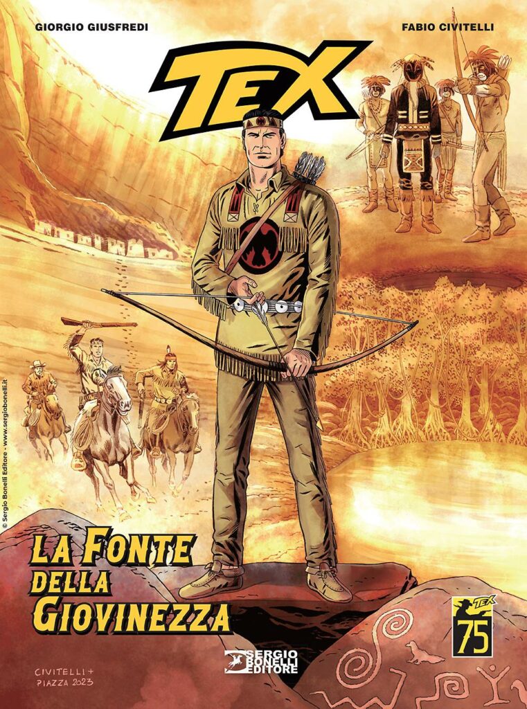 Copertina Tex la fonte della giovinezza