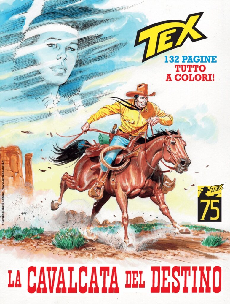 Copertina la cavalcata del destino   tex 755
