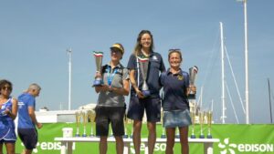 Premiazione podio femminile. Damiana Monfreda Sara Carnicelli Daniela Tarallo 1