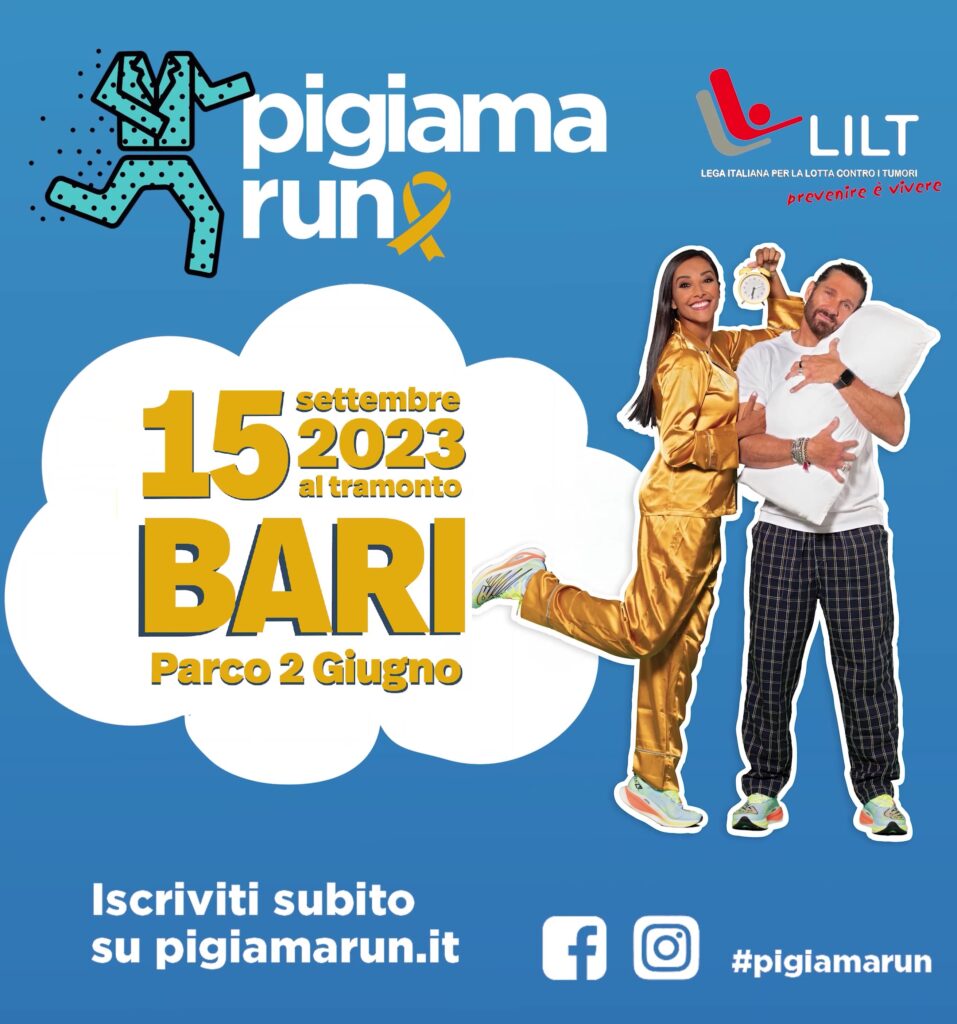 locandina pigiama run Bari scaled
