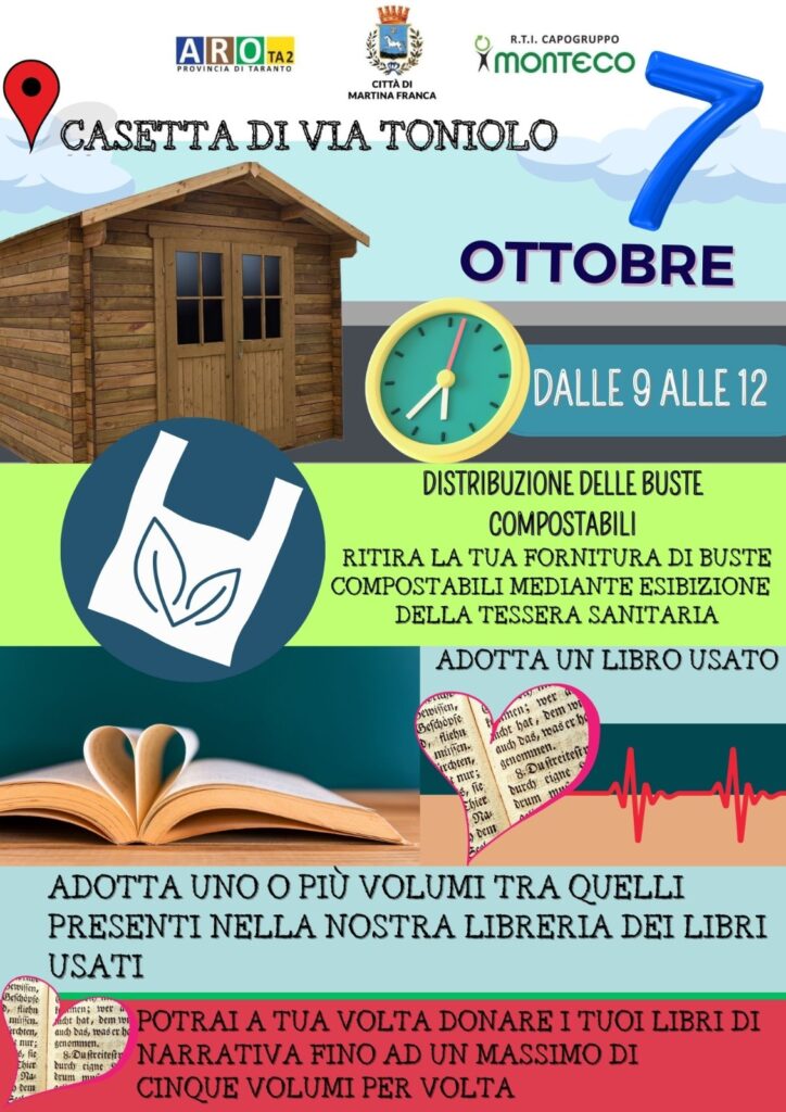 distribuzione buste compostabili 7 ottobre 23