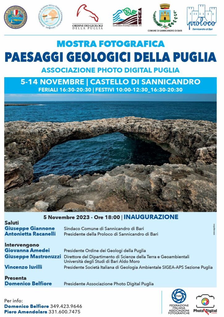 MOSTRA BELLEZZZA GEOLOGICA DELLA PUGLIA