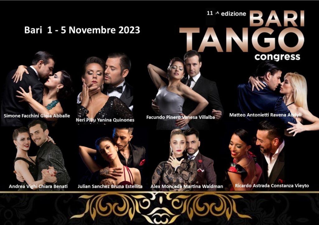 Tango International locandina con nomi