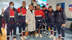 CoS 141 Donazione acquario e visita Taranto FC 20 12 2023 2