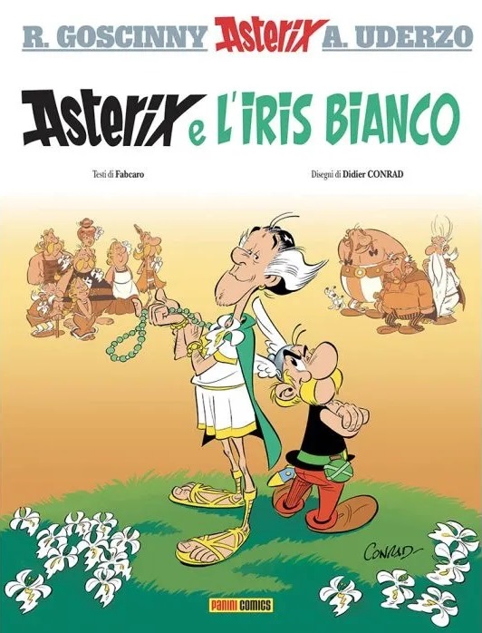 copertina Asterix e liris bianco