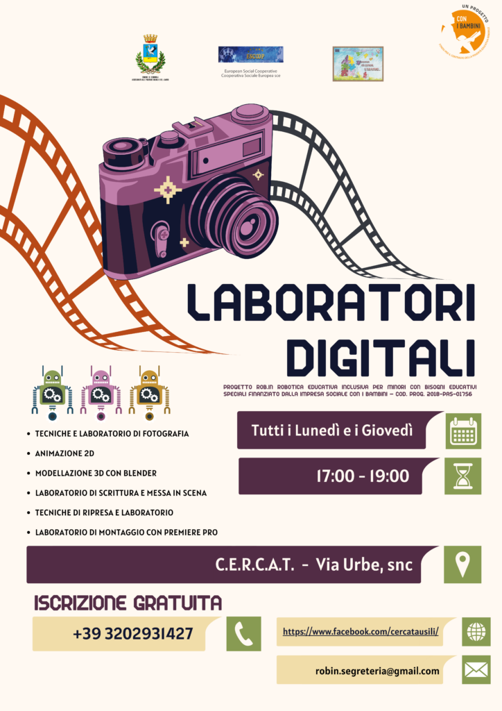 Locandina LABORATORI DIGITALI 2024