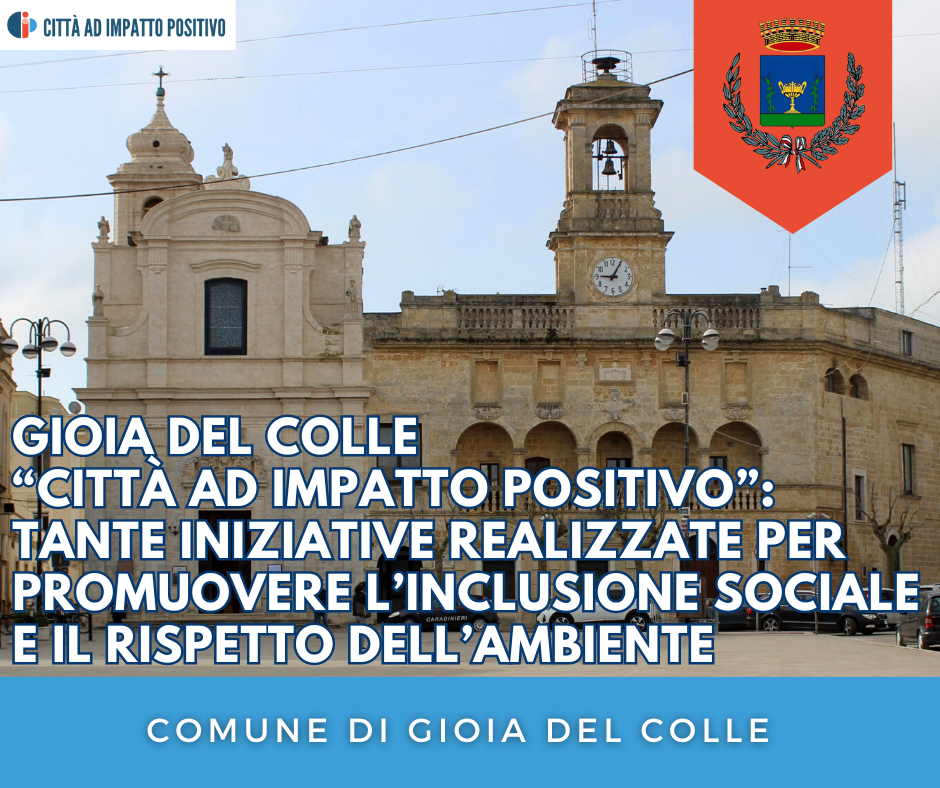 GIOIA DEL COLLE Citta ad impatto positivo