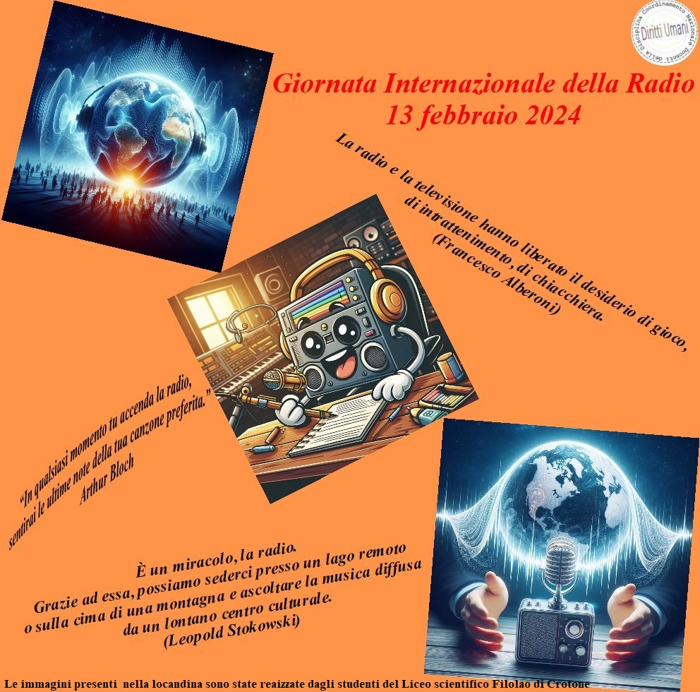 Locandina Giornata Internazionale della Radio 2024