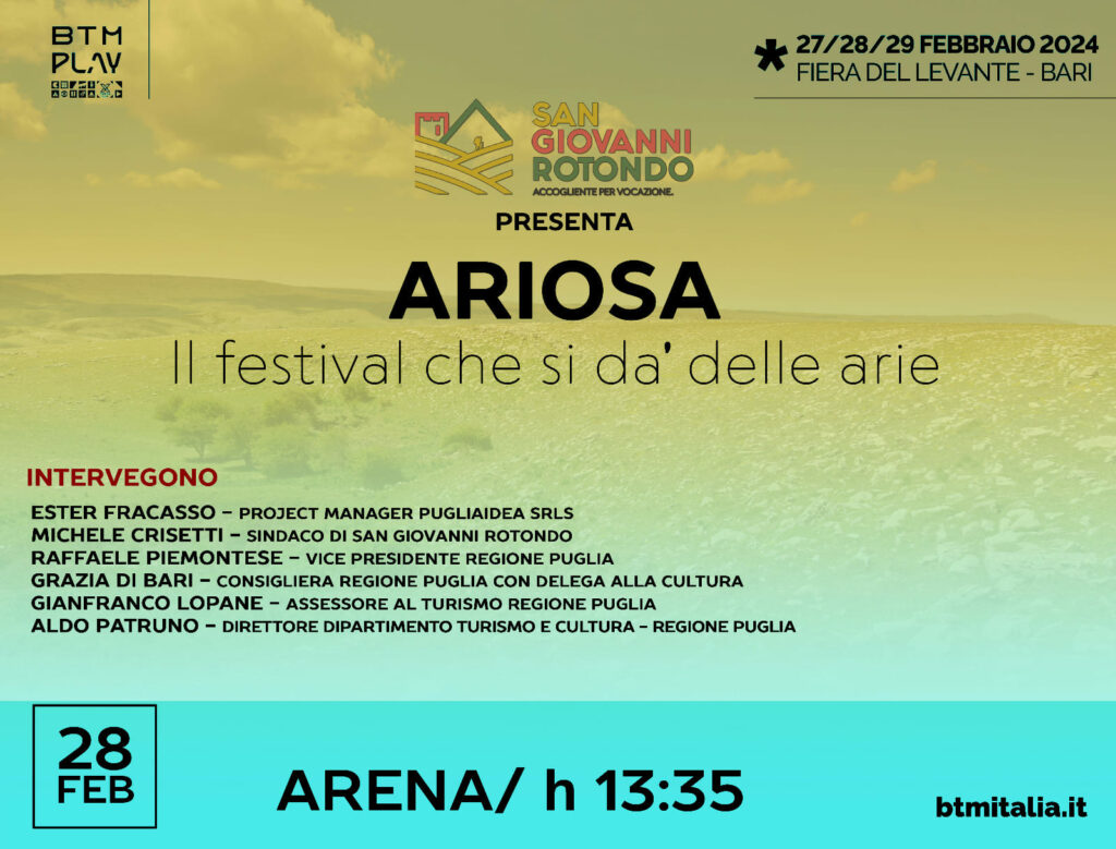 Presentazione Festival Ariosa