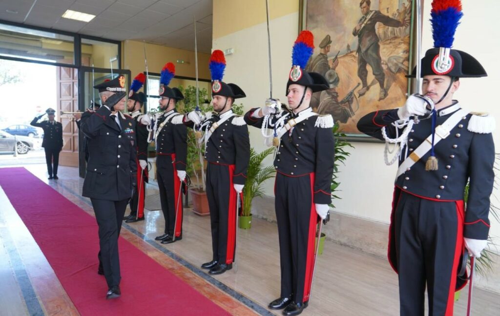 visita comandante interregionale carabinieri foggia 27 febbraio 2024