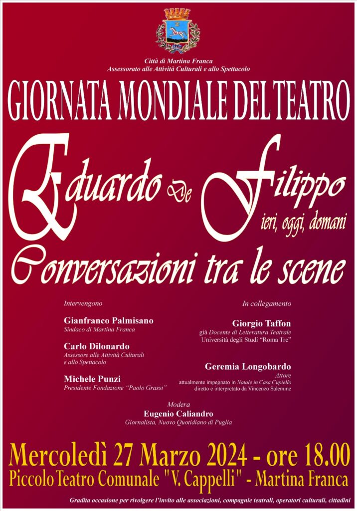 giornata mondiale teatro locandina