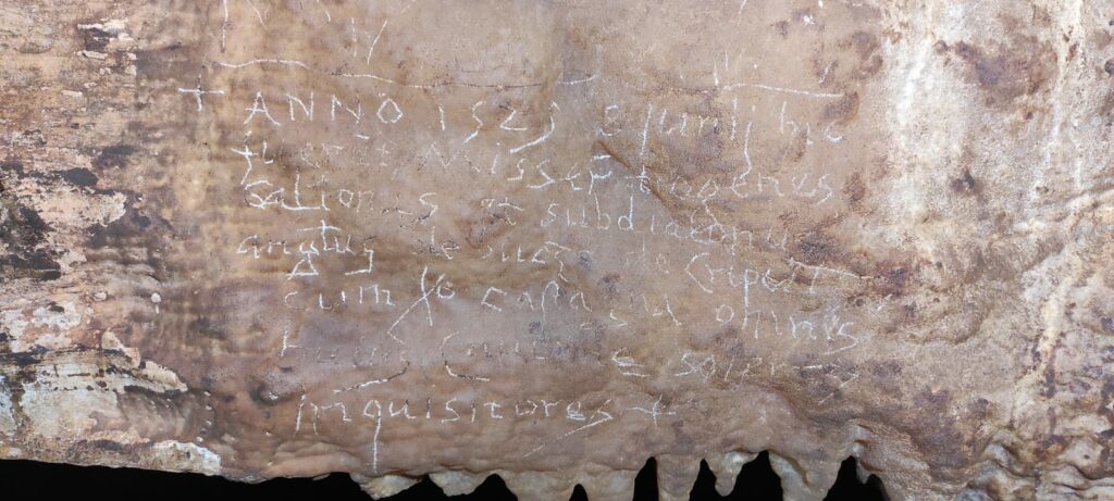 iscrizione grotta nove casedde - gsm