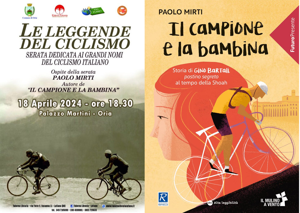 Oria: stasera omaggio alle leggende del ciclismo Presentazione del libro