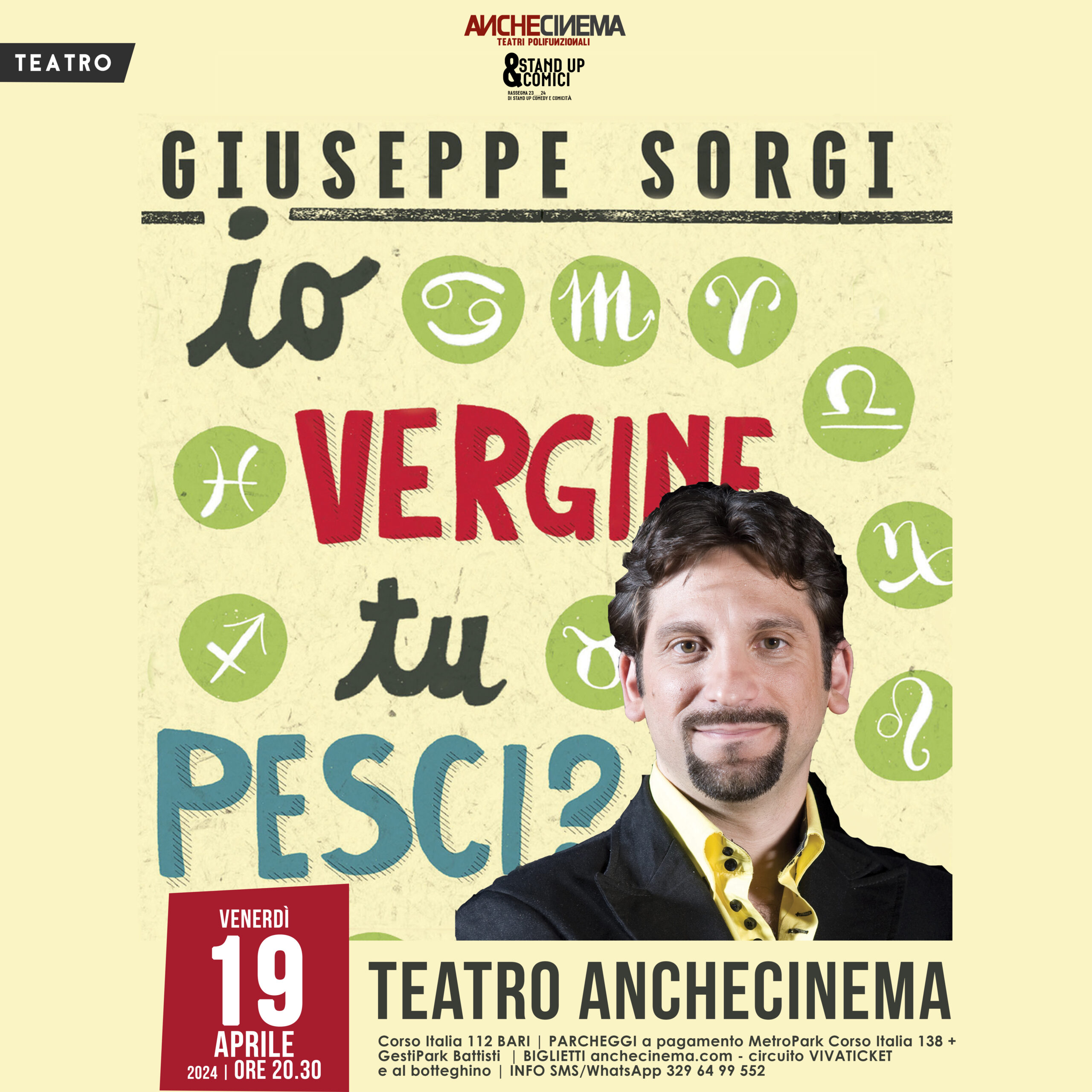 Bari ed Acquaviva delle Fonti: da domani “Io Vergine, tu Pesci?” AncheCinema