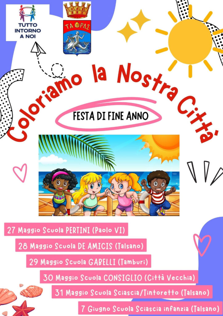 Locandina Coloriamo la nostra città 2024