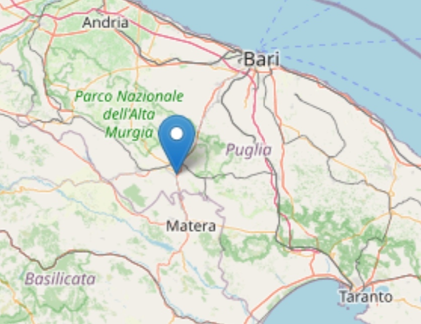 Terremoto: due scosse in Puglia in tre minuti nella notte, a Lesina e ad Altamura Di magnitudo rispettivamente 2,6 e 2,2 dopo quella lieve nel foggiano ieri sera