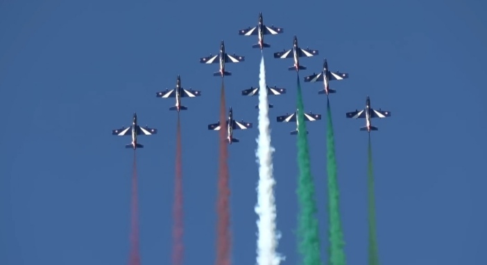 Trani: ieri l’esibizione delle Frecce Tricolori VIDEO Air show
