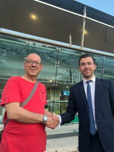 GIANPAOLO AMATORI CON IL VICE CONSOLE ALGERINO