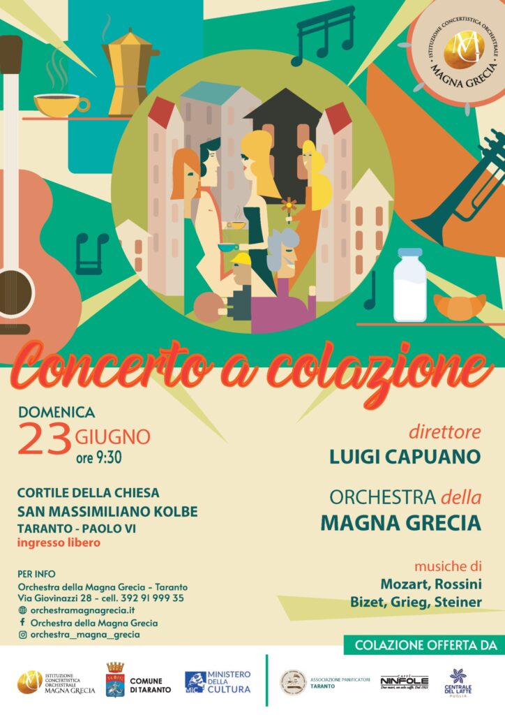 Manifesto Concerto colazione domenica 23 giugno Paolo VI