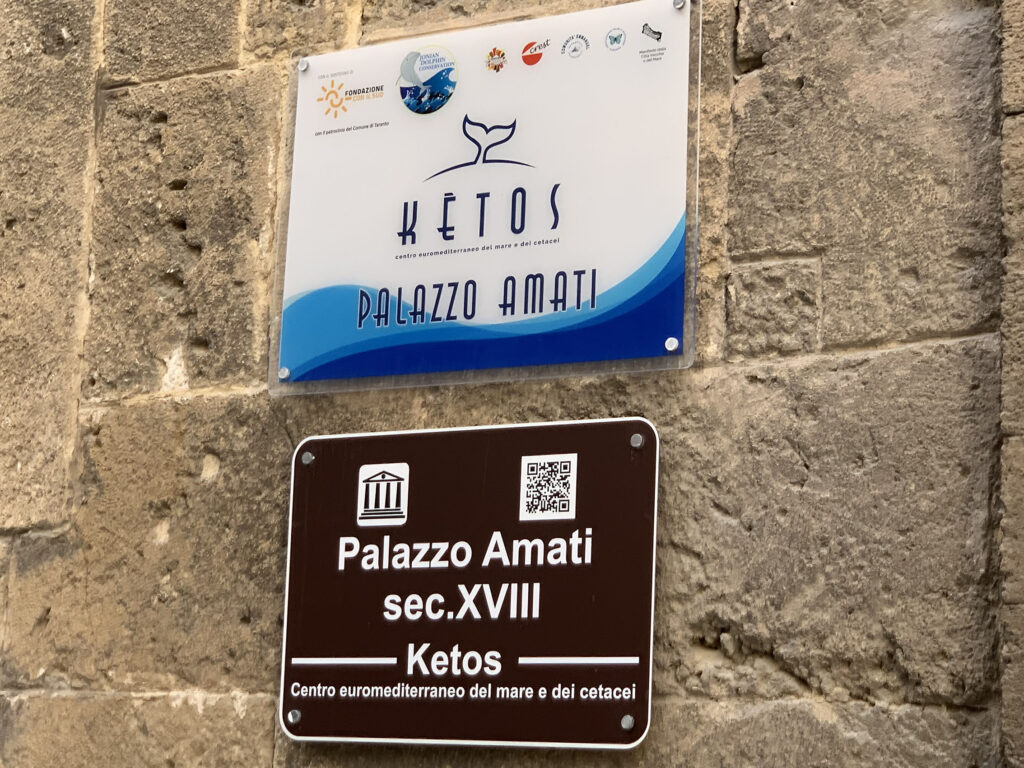 Targa Ketos Palazzo Amati ORIZZONTALE
